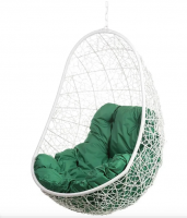 Кресло подвесное FP 0230 Без стойки Зеленая подушка