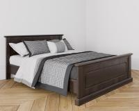 Кровать с изножьем 140X200 цвет Орех
