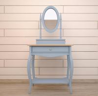 Туалетный столик "Leontina Blue" с зеркалом арт ST9321B