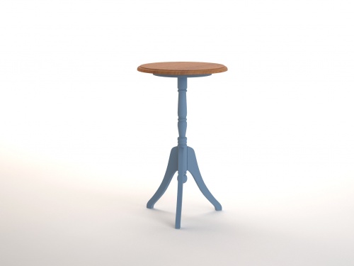 Круглый кофейный стол "Leontina Blue" арт ST9305B