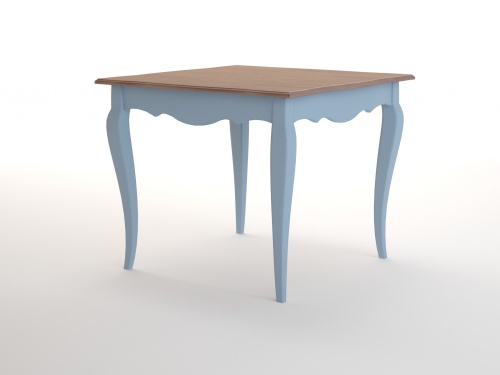 Квадратный обеденный стол "Leontina Blue" арт ST9353B