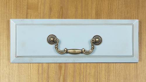 Прикроватная тумба "Leontina Blue" с ящиком и дверцей арт ST9323B