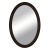 Зеркало "Leontina Black" овальное арт ST9333BLK