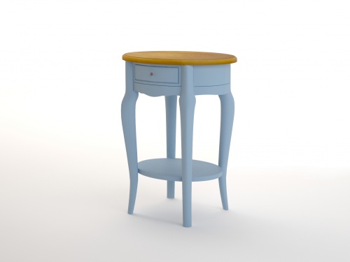 Овальный столик "Leontina Blue" арт ST9331B