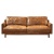 Диван Caramel Leather & Wood Triple Sofa